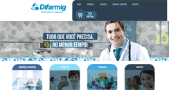 Desktop Screenshot of difarmig.com.br