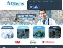 Tablet Screenshot of difarmig.com.br